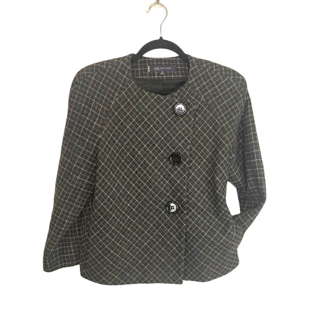 💕Anne Klein lambs wool coat size 10